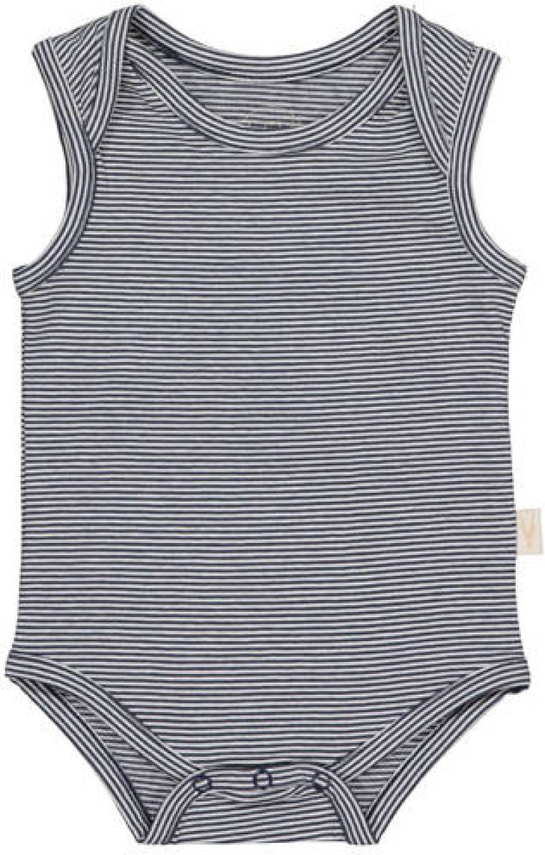 LEVV romper donkerblauw/wit