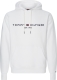Tommy hilfiger sweater met biologisch katoen white