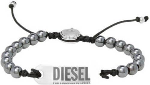 Diesel Armband DX1359040 Beads grijs