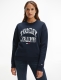 Tommy Jeans Sweater met logo vooraan
