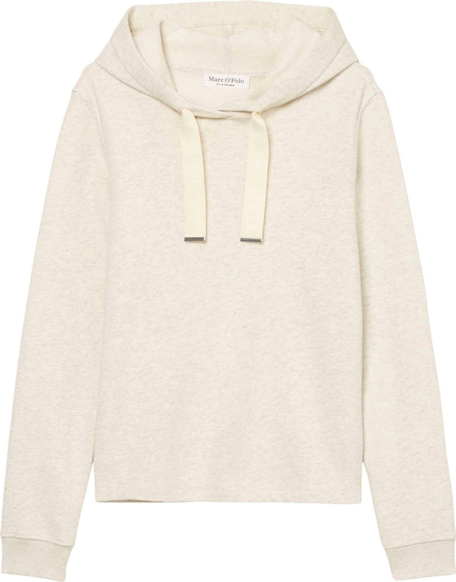 Marc O'Polo Hoodie met brede bindstrik met merk
