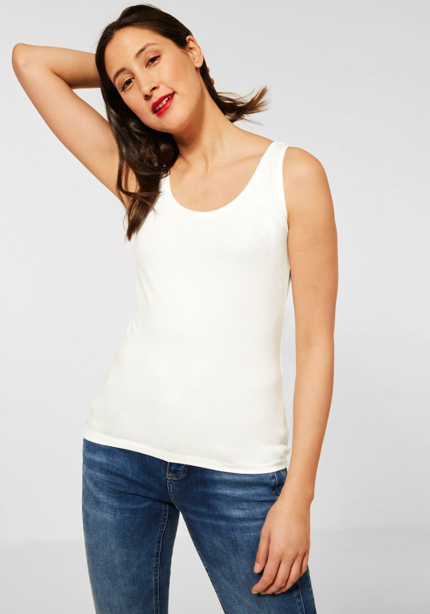Street One Tanktop Style Anni met klassieke ronde hals