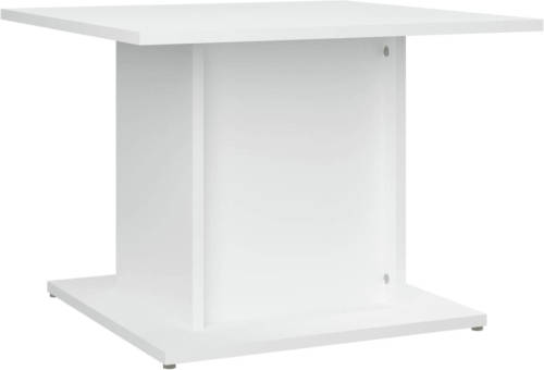 VidaXL Salontafel 55,5x55,5x40 cm spaanplaat wit