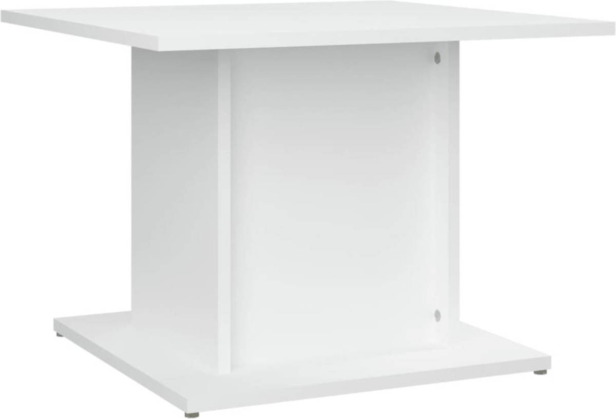 VidaXL Salontafel 55,5x55,5x40 cm spaanplaat wit