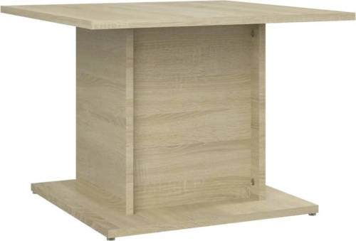 VidaXL Salontafel 55,5x55,5x40 cm spaanplaat sonoma eikenkleurig
