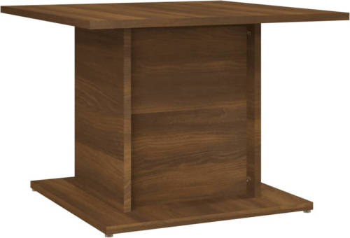 VidaXL Salontafel 55,5x55,5x40 cm spaanplaat bruineikenkleurig