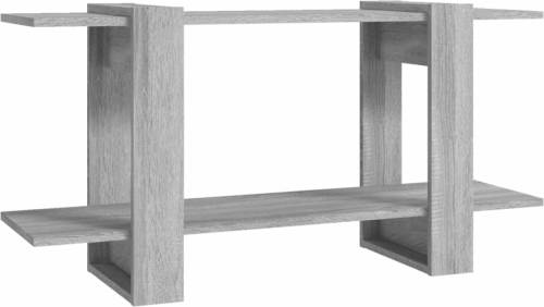 VidaXL Boekenkast 100x30x51 cm bewerkt hout grijs sonoma eikenkleurig