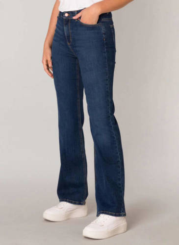Base Level by Yest high waist flared jeans Yvan medium blue denim