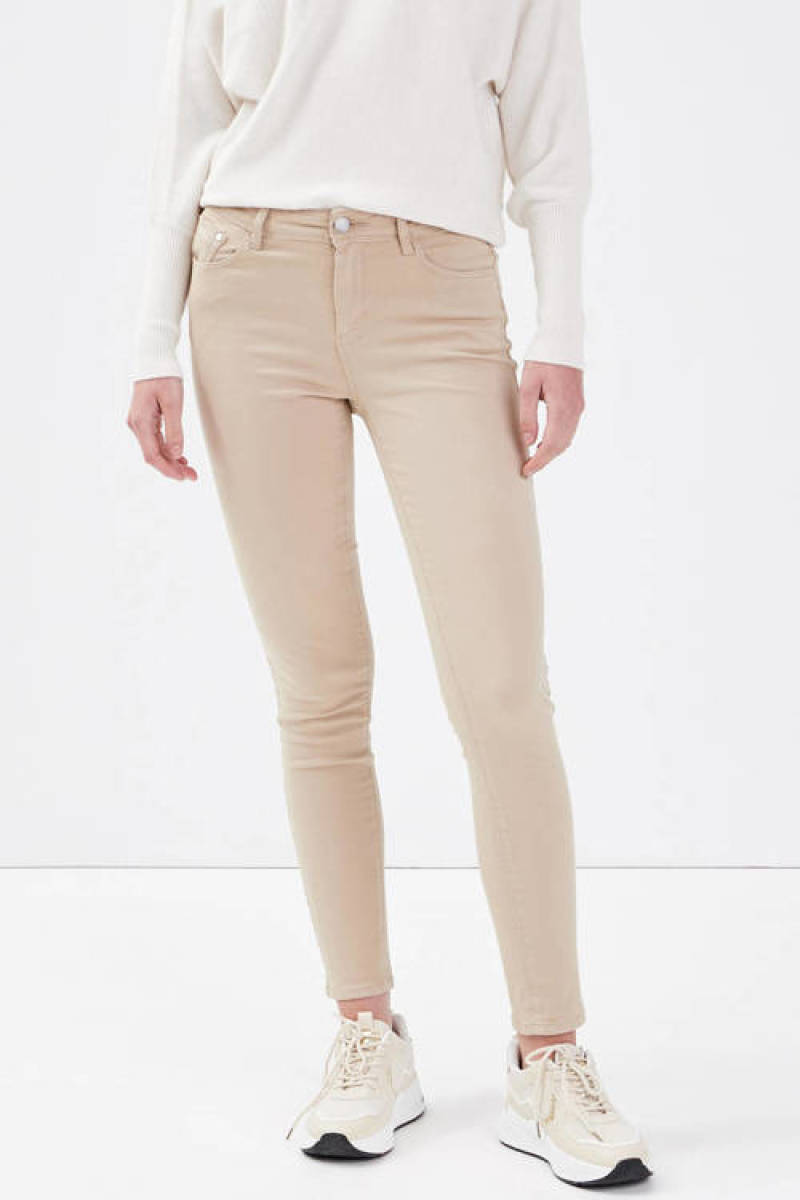 Cache Cache slim fit jeans beige