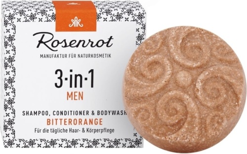 Rosenrot Solid Shampoo Men 3-in-1 Bitter Orange (60g)