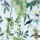 DUTCH WALLCOVERINGS Behang Exotic Garden blauw en groen