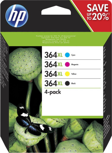 HP 364XL Combo Pack 4-Kleuren (N9J74AE)