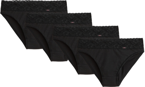 Dim Set van 4 midi slips Coton Stretch