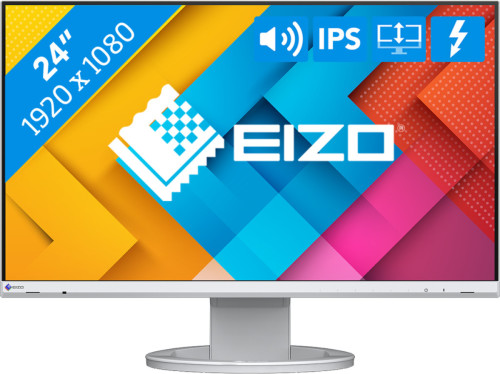 Eizo FlexScan EV2490-WT computer monitor 60,5 cm (23.8 ) 1920 x 1080 Pixels Full HD LED Wit