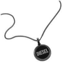 Diesel Collier DX1362060 Single Pendant staalgrijs