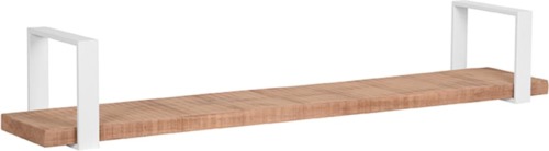 LABEL51 Wandschap Slam XXL 120x23x20 cm hout/wit