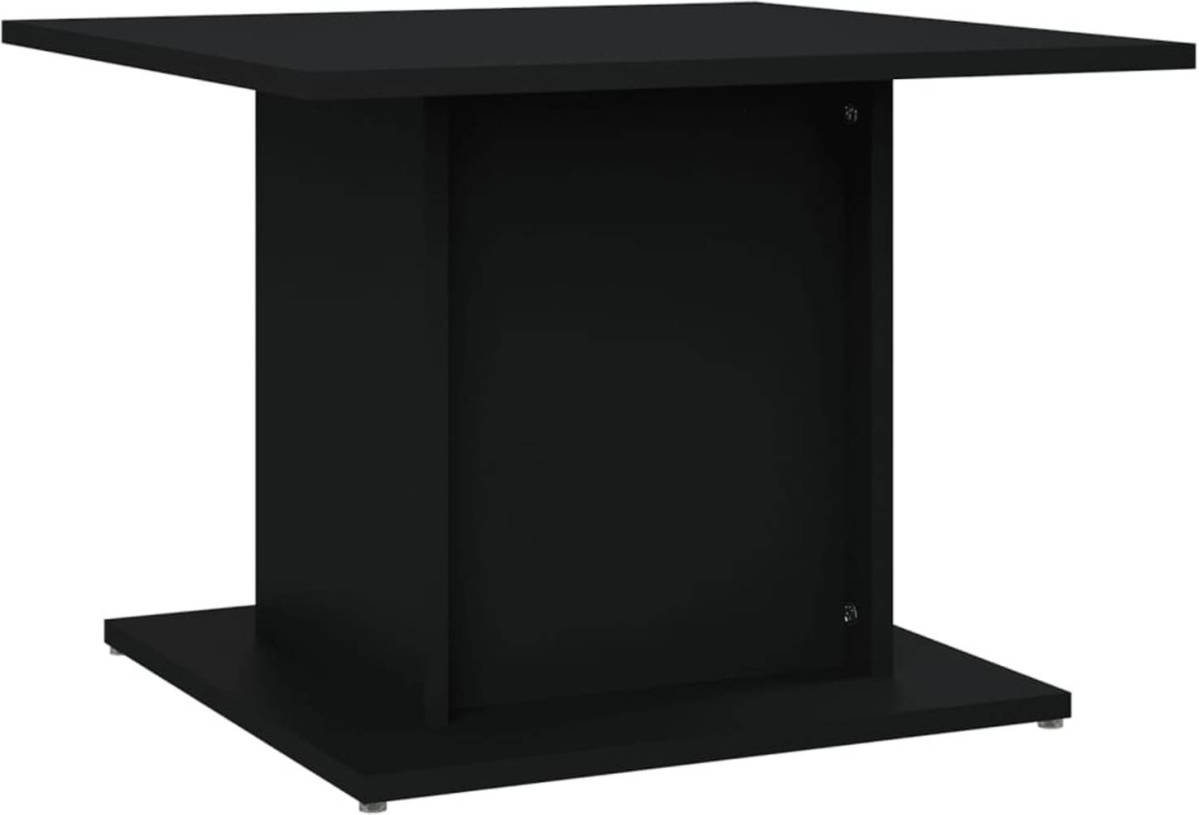 VidaXL Salontafel 55,5x55,5x40 cm spaanplaat zwart