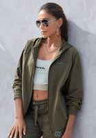 Bench. Capuchonsweatvest met sportieve deelnaden