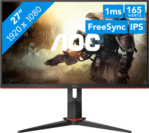 AOC 27G2SPU/BK computer monitor 68,6 cm (27 ) 1920 x 1080 Pixels Full HD Zwart, Rood