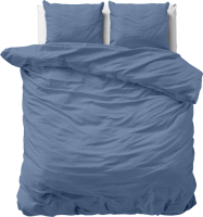 Zensation Dotty Blue Lits-jumeaux (240 x 220 cm + 2 kussenslopen) Dekbedovertrek