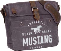 Mustang Schoudertas Houston met modieuze logoprint