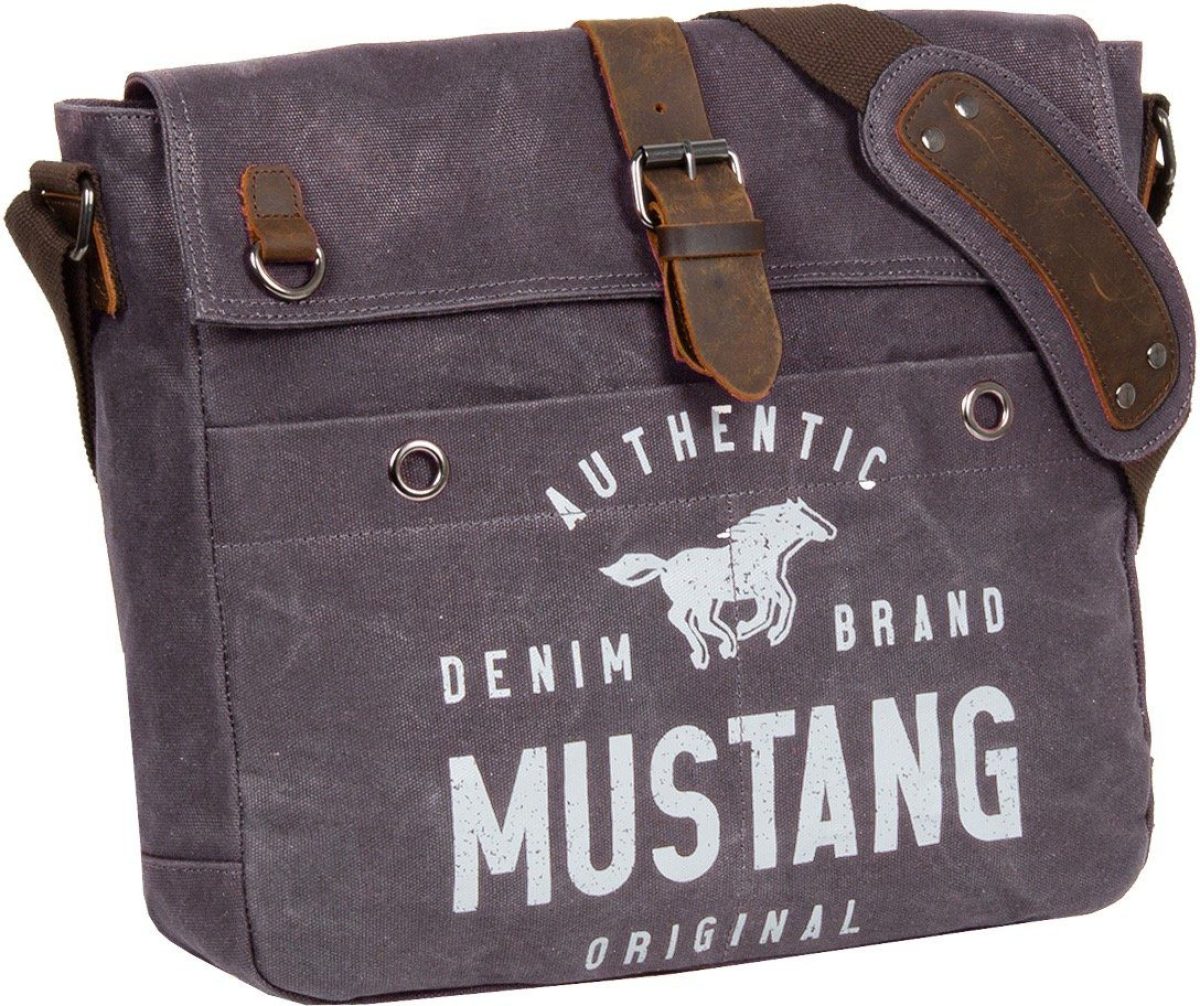 Mustang Schoudertas Houston met modieuze logoprint