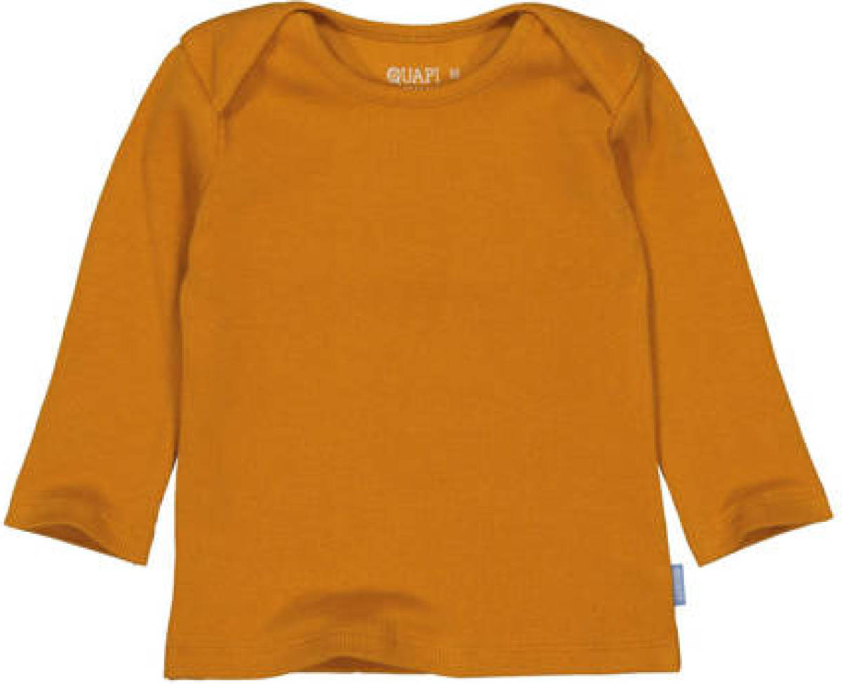 Quapi newborn baby longsleeve Patrik okergeel