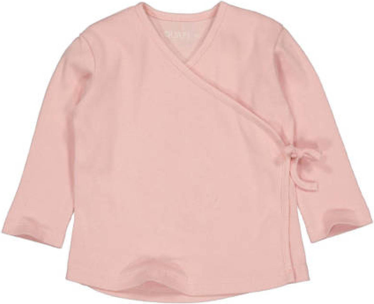 Quapi newborn longsleeve met overslag roze