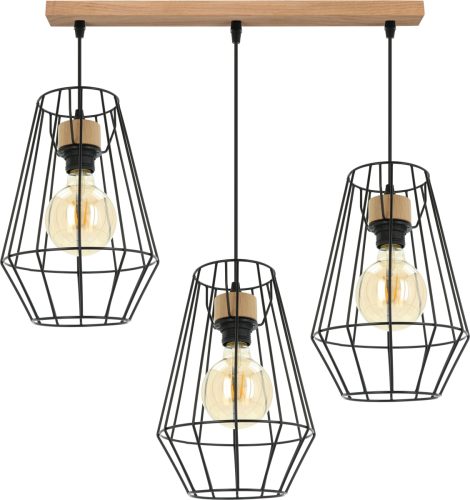 BRITOP LIGHTING Hanglamp ENDORFINA Hanglamp, modern design, met chic eikenhout, duurzaam - FSC®-gecertificeerd, Made in EU