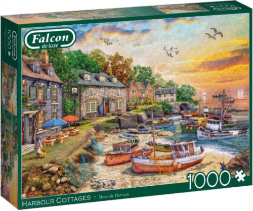 Falcon legpuzzel Harbour Cottages 1000 stukjes
