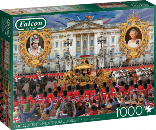 Falcon legpuzzel The Queen's Platinum Jubilee 1000 stukjes