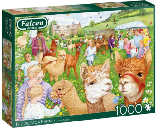 Falcon legpuzzel The Alpaca Farm 1000 stukjes