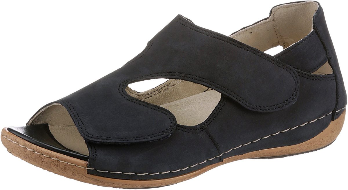 Waldlaufer Sandalen HELIETT met luxueuze doorstiknaad, h-wijdte