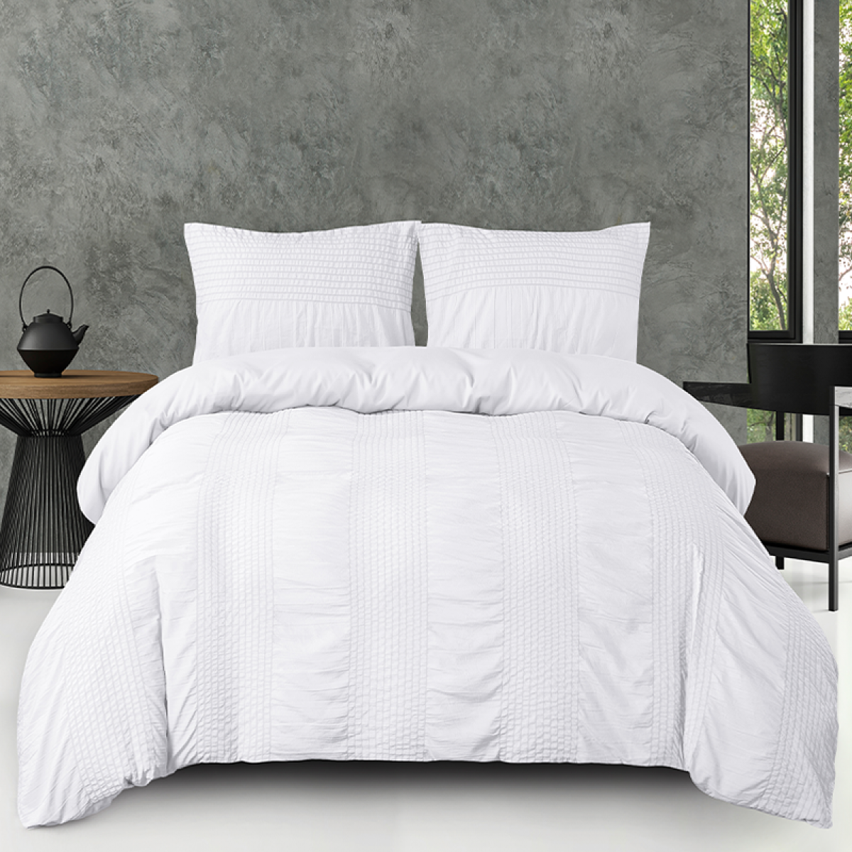 Zensation Exclusive Malmo Kleur: Jade, 140 x 220 cm Dekbedovertrek