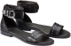 La Redoute Collections Platte sandalen in leer, made in Europe