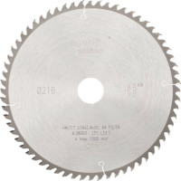 Metabo Zaagblad 216x30x2,4mm 64T