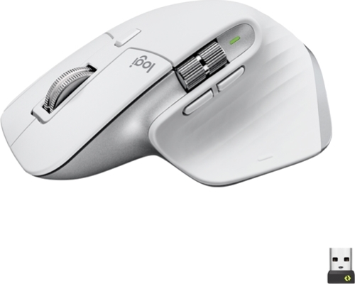 Logitech MX MASTER 3S muis (lichtgrijs)