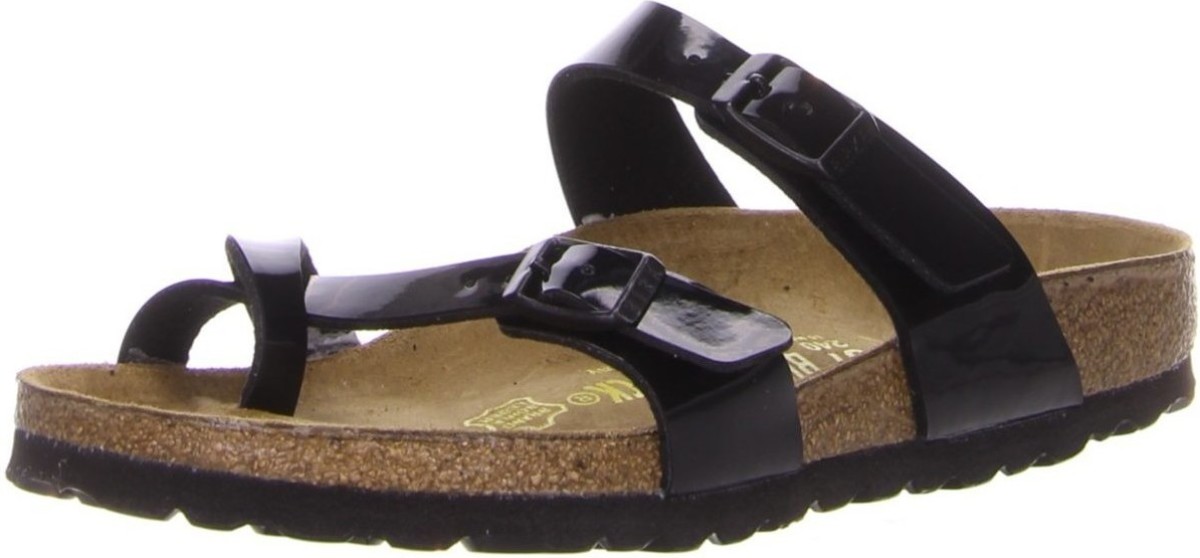 Birkenstock Slippers met verstelbare gespriempjes