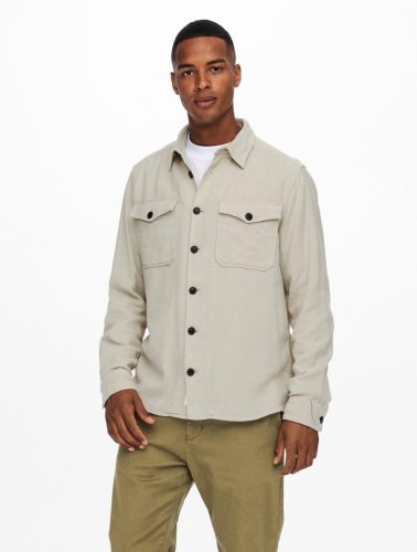 ONLY & SONS Flanellen overhemd MILO LIFE SOLID OVERSHIRT