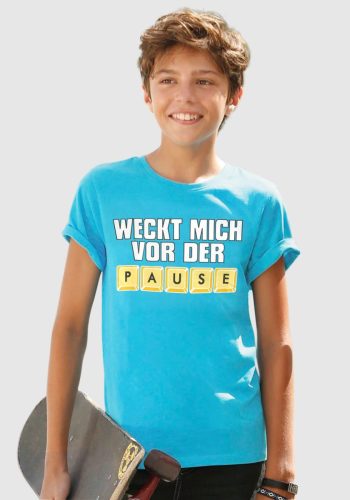 KIDSWORLD T-shirt Weck mich vor der Pause