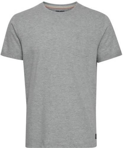 Blend Big gemêleerd T-shirt Plus Size van biologisch katoen stone mix