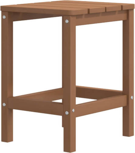 VidaXL Tuintafel Adirondack 38x38x46 cm HDPE bruin