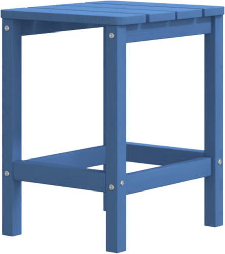 VidaXL Tuintafel Adirondack 38x38x46 cm HDPE aquablauw