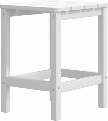 VidaXL Tuintafel Adirondack 38x38x46 cm HDPE wit