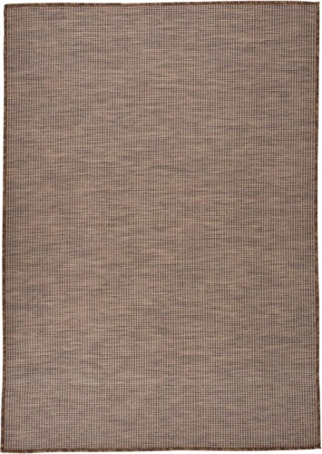 VidaXL Buitenkleed platgeweven 160x230 cm bruin