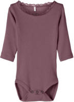 NAME IT BABY ribgebreide romper NBFKAB paars