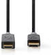 Nedis DisplayPort-Kabel | DisplayPort Male | HDMI© Connector | 4K@30Hz | Verguld | 3.0 m | Rond | PVC |