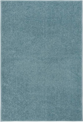 VidaXL Vloerkleed kortpolig 160x230 cm blauw