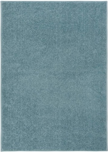 VidaXL Vloerkleed kortpolig 240x340 cm blauw