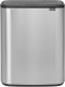 Brabantia Bo Touch Bin 2 x 30 Liter Staal Vingerafdruk Proof